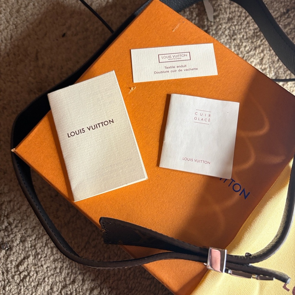 Louis Vuitton Dark Brown Monogram Belt with Silver Buckle - Picture 3 of 8